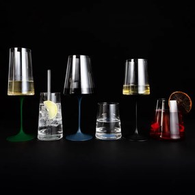 Σετ 2 κρυστάλλινων ποτηριών σαμπάνιας Trebonn SplitGlass 2025132, 320 ml, Ø7.8x12.5 cm, Modular system, Μπλε