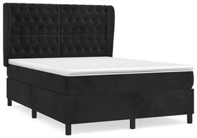 ΚΡΕΒΑΤΙ BOXSPRING ΜΕ ΣΤΡΩΜΑ ΜΑΥΡΟ 140X190 ΕΚ. ΒΕΛΟΥΔΙΝΟ 3129389