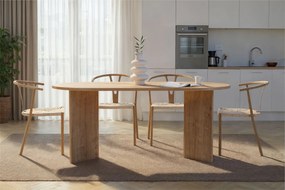 Τραπέζι Τραπεζαρίας Sapphire Δρυς OTAN 180x90x75