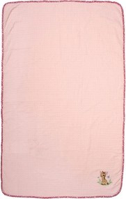 Κουβέρτα Πικέ Αγκαλιάς (80x110) Dimcol Giraffe 171 Pink