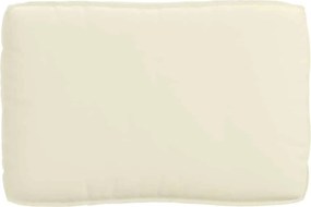 vidaXL Μαξιλάρι Κρεμ 120 x 80 x 12 cm Ύφασμα Όξφορντ