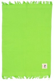 Ποτηρόπανο Πικέ Lavender Με Κρόσσι Green DimCol 45x65cm 100% Βαμβάκι