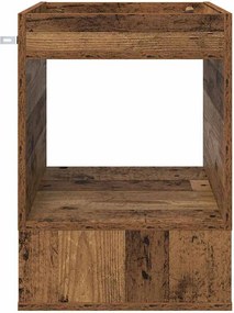 vidaXL End Table 2 pcs Παλιό ξύλο 40 x 40 x 56 εκ. Επεξεργασμένο ξύλο