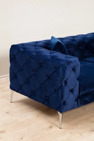 2-Seat Sofa Como - Navy Blue Navy Blue