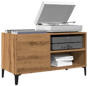 ντουλάπι δίσκων vidaXL Δρυς τεχνίτης 84,5x38x48 cm Κατασκευασμένο ξύλο