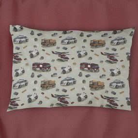 Μαξιλαροθήκη Παιδική Toys 47 Olive DimCol 50Χ70 50x70cm 100% Cotton Flannel