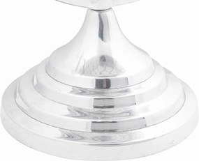 vidaXL Γλυπτική Ασημί 16.5 x 14 x 26 εκ Αλουμίνιο