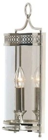 Απλίκα Φωτιστικό Τοίχου 1xE14 Guildhall Elstead Lighting GH-WB-PN Νίκελ Ματ