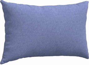 vidaXL Μαξιλάρι Καναπέ 2 pcs Μπλε τζην 50 x 30 cm ύφασμα
