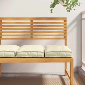 vidaXL Μαξιλάρια Παλέτας 2 τμχ Κρεμ 40 x 40 x 8 εκ. Ύφασμα Oxford.