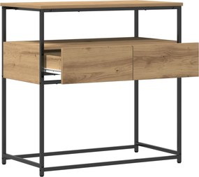 vidaXL Τραπέζι κονσόλας Artisan Oak 75 x 40 x 75 cm Επεξεργασμένο Ξύλο