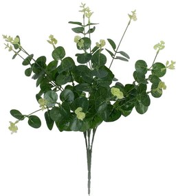 Τεχνητό Κλαδί-Φυτό Eucalyptus 78295 45cm Green-White GloboStar Πλαστικό, Ύφασμα