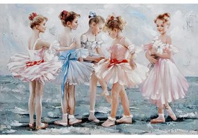 MarHome ΠΙΝΑΚΑΣ ΚΑΜΒΑΣ 5 ΜΙΚΡΕΣ ΜΠΑΛΑΡΙΝΕΣ 80x120x3cm 6/ΚΙΒ 16-21131