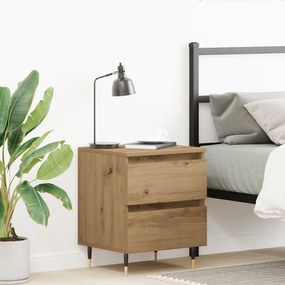 vidaXL Κομοδίνο Artisan Oak 40x35x50 εκ. Κατασκευασμένο από τεχνητό ξύλο