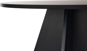 Τραπέζι Τραπεζαρίας Ξύλο Μαύρο VASU 120x120x75