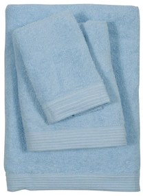 Πετσέτες Best 0586 (Σετ 3τμχ) Light Blue Das Home Σετ Πετσέτες 70x140cm 100% Βαμβάκι