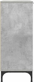vidaXL Πλαϊνό γραφείο Σκυρόδεμα Γκρι 69,5 x 33 x 82 εκ.
