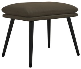 vidaXL Υποπόδιο Σκούρο Γκρι 45 x 30 x 39 εκ. από Ύφασμα Μικροϊνών