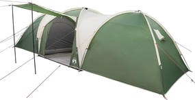 vidaXL Οικογενειακή σκηνή θόλος 8 ατόμων πράσινο αδιάβροχο
