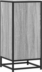 vidaXL Ραφιέρα Γκρι Sonoma 35,5x35x76 εκ. Επεξ. Ξύλο + Μέταλλο