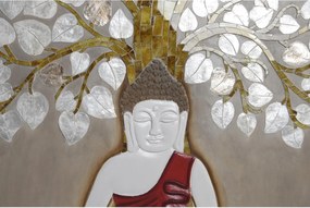 Διακόσμηση τοίχων DKD Home Decor Μπεζ Χρυσό 70 x 4 x 100 cm