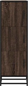 vidaXL Highboard καφέ δρυς Κατασκευασμένο ξύλο και μέταλλο