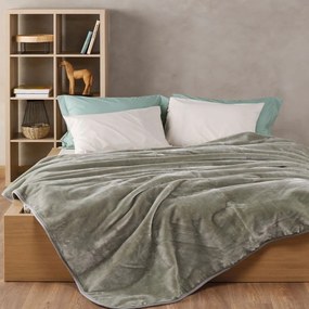 Κουβέρτα Notte 2310 Olive Kentia Ημίδιπλο 180x220cm Πολυέστερ