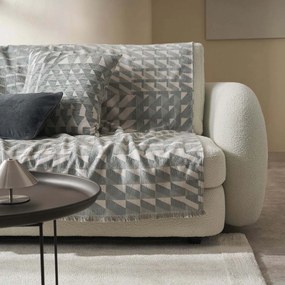 Ριχτάρι Πολυθρόνας (180x180) Gofis Home Caspian Weed Grey 156/07