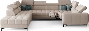 Γωνιακός καναπές Calyra Max I Relax-Μπεζ-Αριστερή