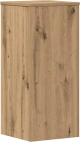 vidaXL Βάσεις Φυτών 2 τεμ. Αρτισιανή Δρυς 30x30x70 εκ. Επεξ. Ξύλο