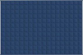 vidaXL Κουβέρτα Βαρύτητας Μπλε 137 x 200 εκ. 10 κ. Υφασμάτινη