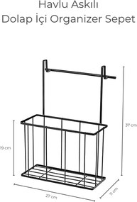 Kitchen Organizer WK023-B Black