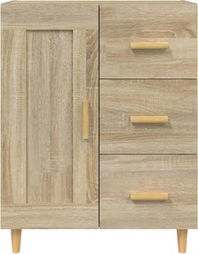vidaXL Ντουλάπι Sonoma Δρυς 69,5 x 34 x 90 εκ. από Επεξεργασμένο Ξύλο
