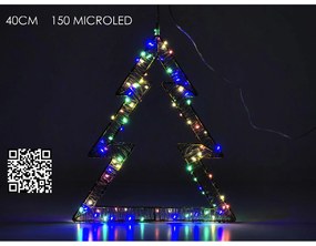 Δέντρο Φωτιζόμενο 150 Micro LED RGB 40cm