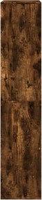 vidaXL Βιβλιοθήκη Καπνιστή Δρυς 100x33x155,5 εκ. Επεξεργασμένο Ξύλο
