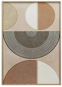 Κάδρο Σε Καμβά Geometric Cycles XCC05007007 50x70cm Multi Oriana Ferelli Κάθετοι Καμβάς