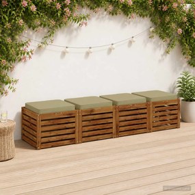 vidaXL Μαξιλάρια καθιστικού 4 κομματιών VUGHT 4 pcs 100% Πολυεστέρας
