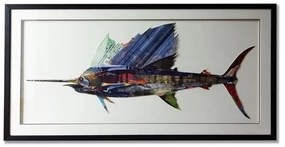 Supergreens Πίνακας Κολάζ Swordfish 130x65 εκ