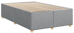 ΚΡΕΒΑΤΙ BOXSPRING ΜΕ ΣΤΡΩΜΑ ΑΝΟΙΧΤΟ ΓΚΡΙ 120X200 ΕΚ. ΥΦΑΣΜΑΤΙΝΟ 3291240