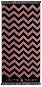 Πετσέτα Θαλάσσης 3649 Somon-Black Greenwich Polo Club Θαλάσσης 90x170cm 100% Cotton