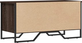 vidaXL Παπουτσοθήκη Καφέ Δρυς 90x38x45,5 εκ. από Επεξεργ. Ξύλο