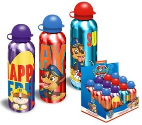 Παγούρι αλουμινίου "Paw Patrol" 500ml κοκτέηλ - 3 ΤΕΜ