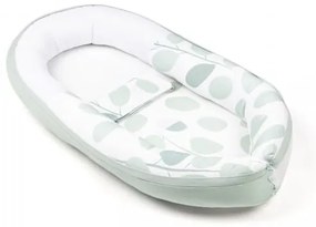 Φωλιά για μωρά "Cocoon Leaves Aqua Green" Doomoo
