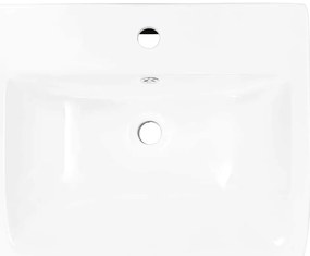 vidaXL Λεκάνη Λευκό 53 x 44 x 37 εκ. Γυαλιστερή Κεραμική