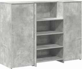vidaXL Γραφείο υποδοχής 135x50x103,5 εκ. Επεξεργασμένο Ξύλο
