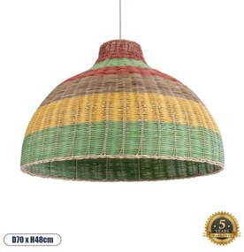 Boho Επιτραπέζιο Φωτιστικό Μονόφωτο 02054 GloboStar-2054-Πολύχρωμο 2054
