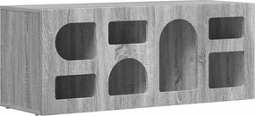 vidaXL Ντουλάπι TV ELST 100 x 35 x 40 εκ Γκρίζο Σονομα