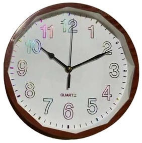 Ρολόι τοίχου - XH-8261M - 682615 - Dark Brown