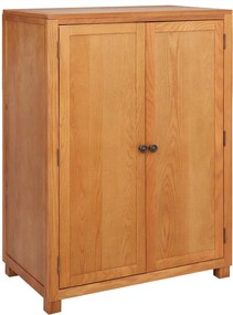 vidaXL Ντουλάπι με αποθήκευση με πόρτα Καφέ Επεξεργασμένο ξύλο