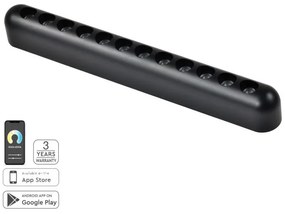 Έξυπνο Μαγνητικό Φωτιστικό Ράγας LED 12W Μαύρο Dimmable 3CCT Flex 77-8985 Homelighting-77-8985-Μαύρο 77-8985